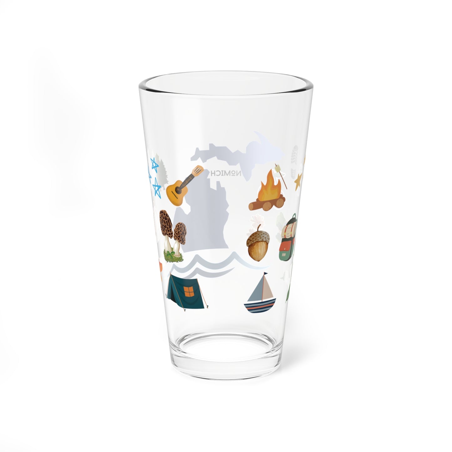 All Things NoMich Pint Glass