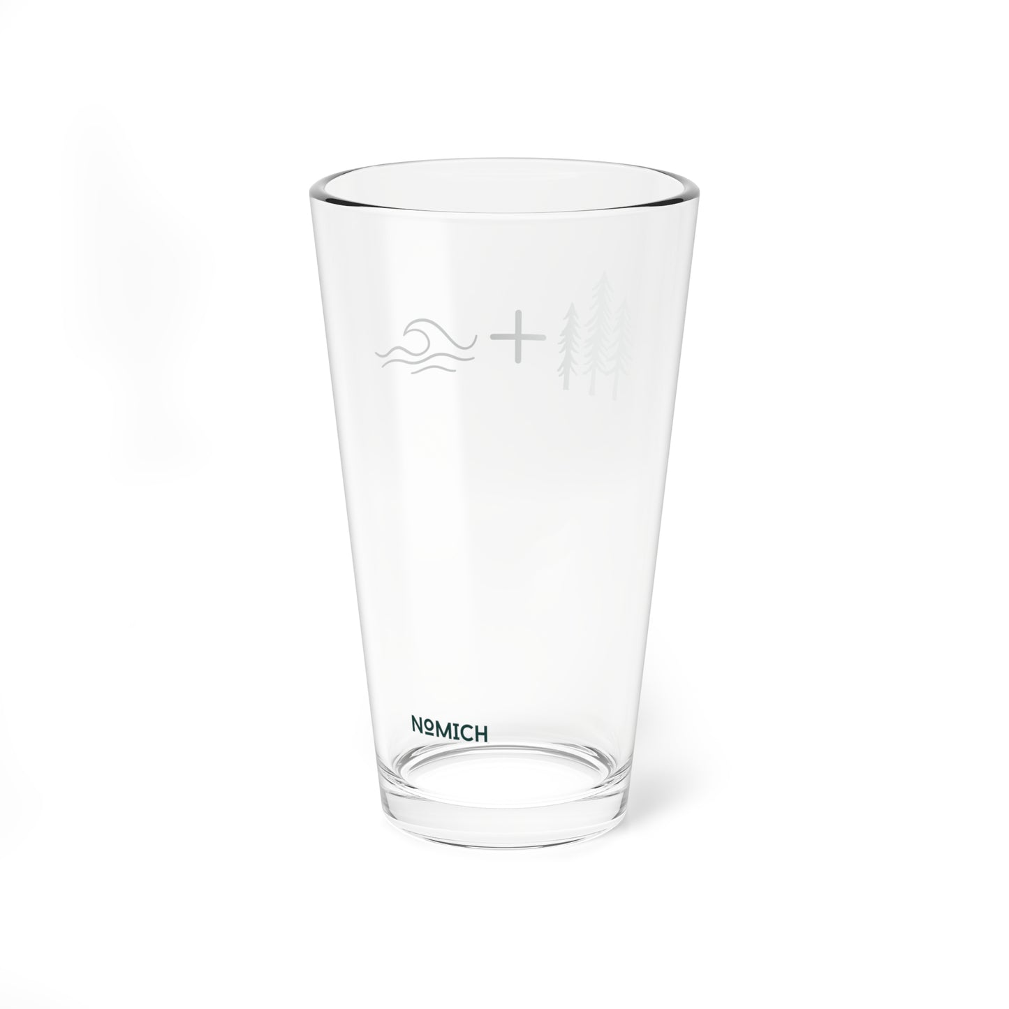 Pine + Shorelines Pint glass