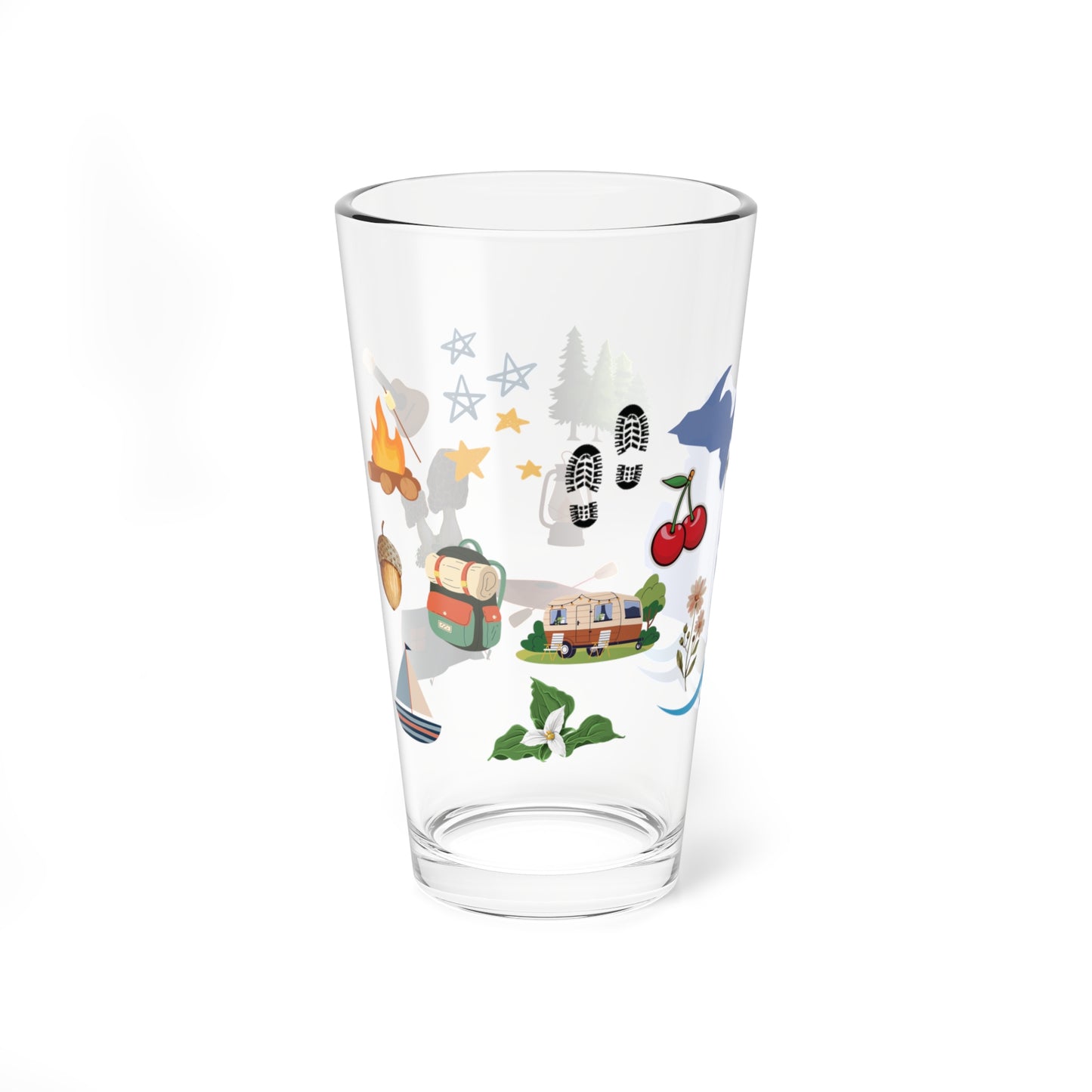 All Things NoMich Pint Glass