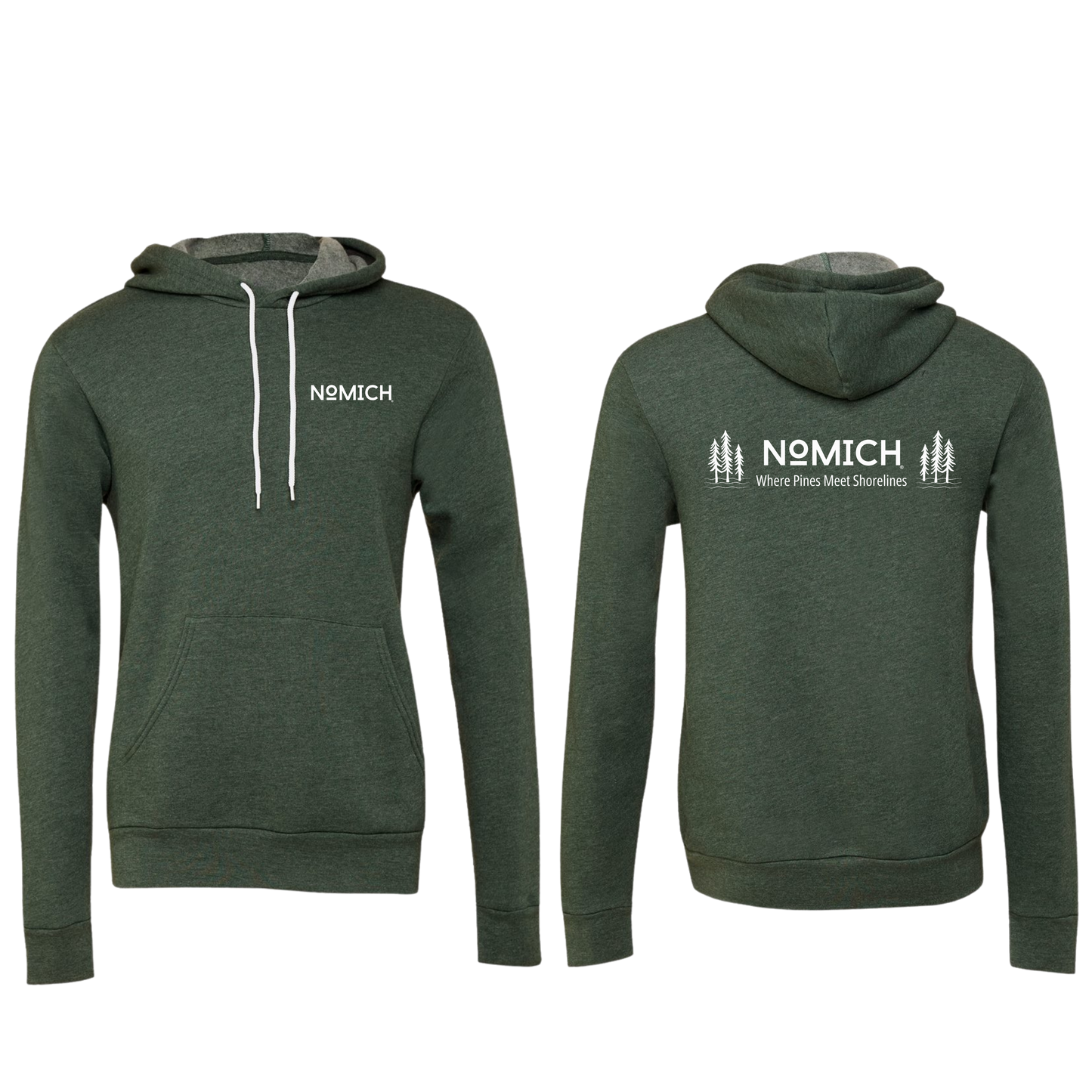 NoMich® Where Pines Meet Shorelines™ Hoodie