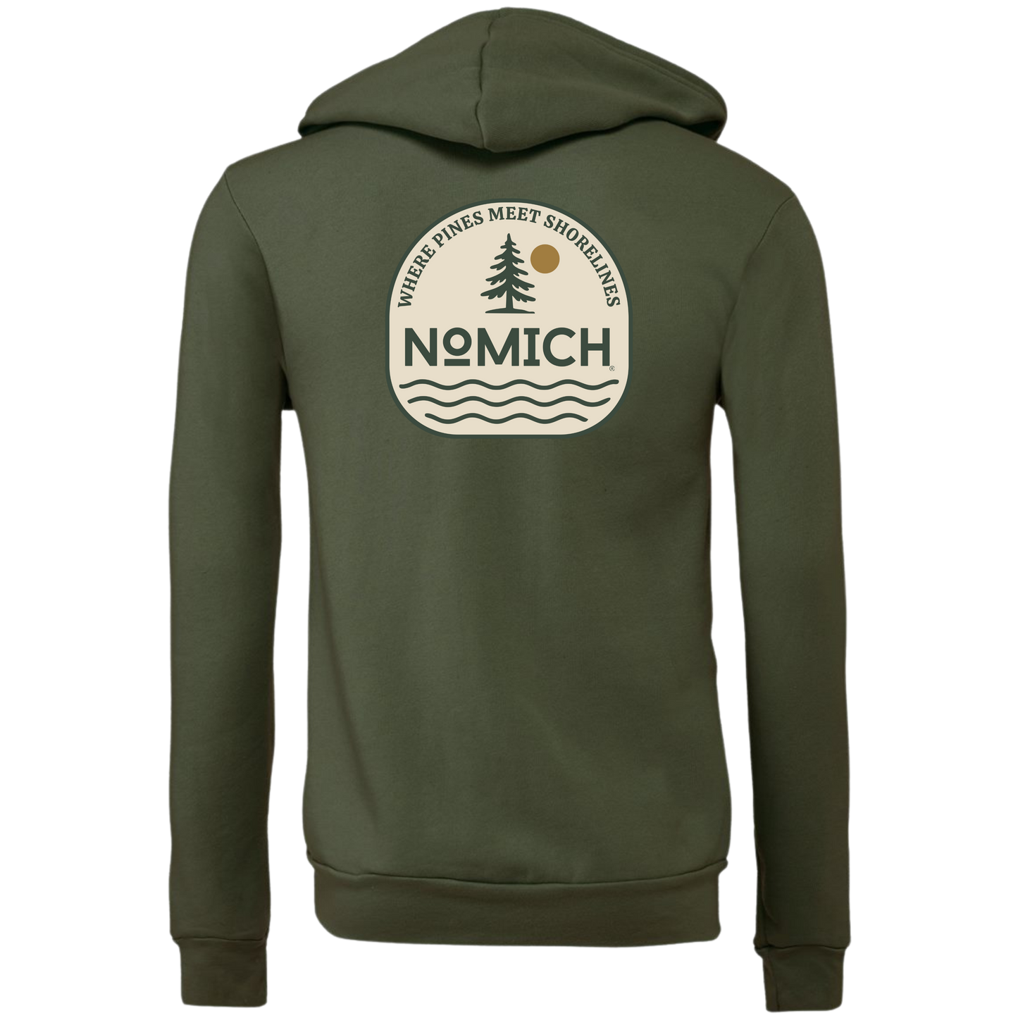 NoMich Camp Badge Zip Hoodie