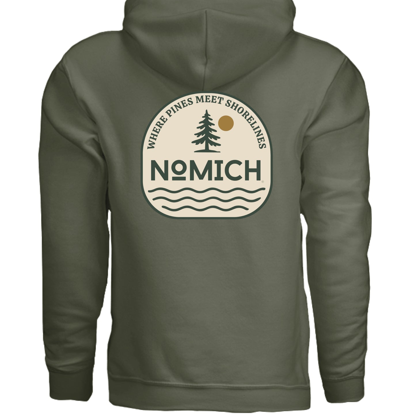 MILITARY GREEN - BACK