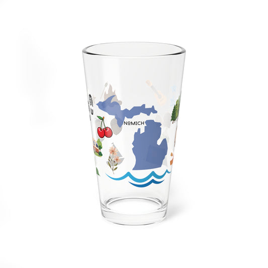 All Things NoMich Pint Glass