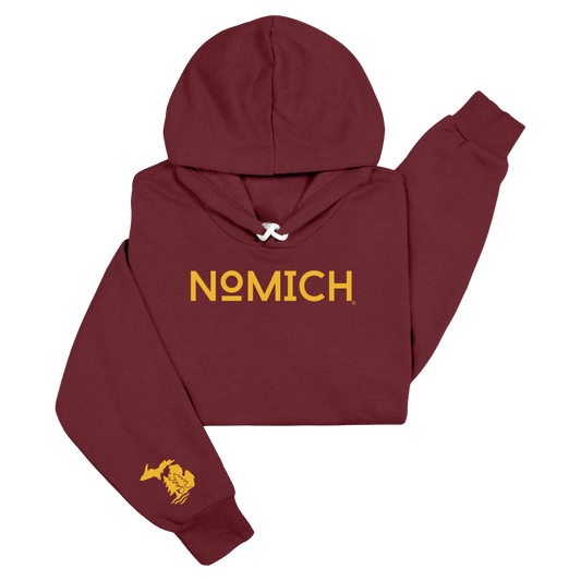 NoMich® Game Day — Maroon & Gold Hoodie | NoMich® Front