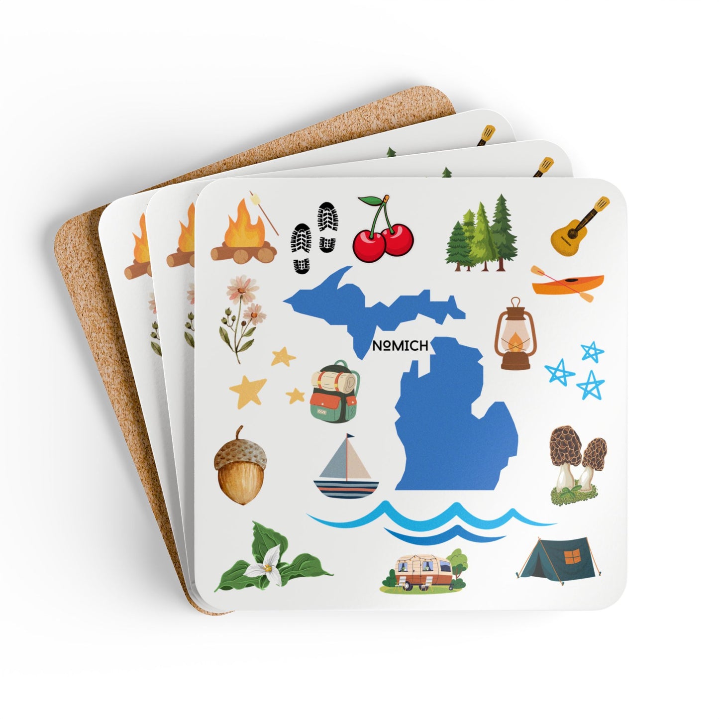 All Things NoMich Coaster Set