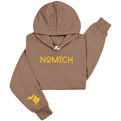 NoMich® Game Day — Brown & Gold Hoodie | NoMich® Front
