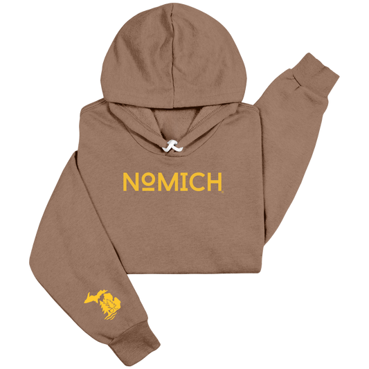 NoMich® Game Day — Brown & Gold Hoodie | NoMich® Front