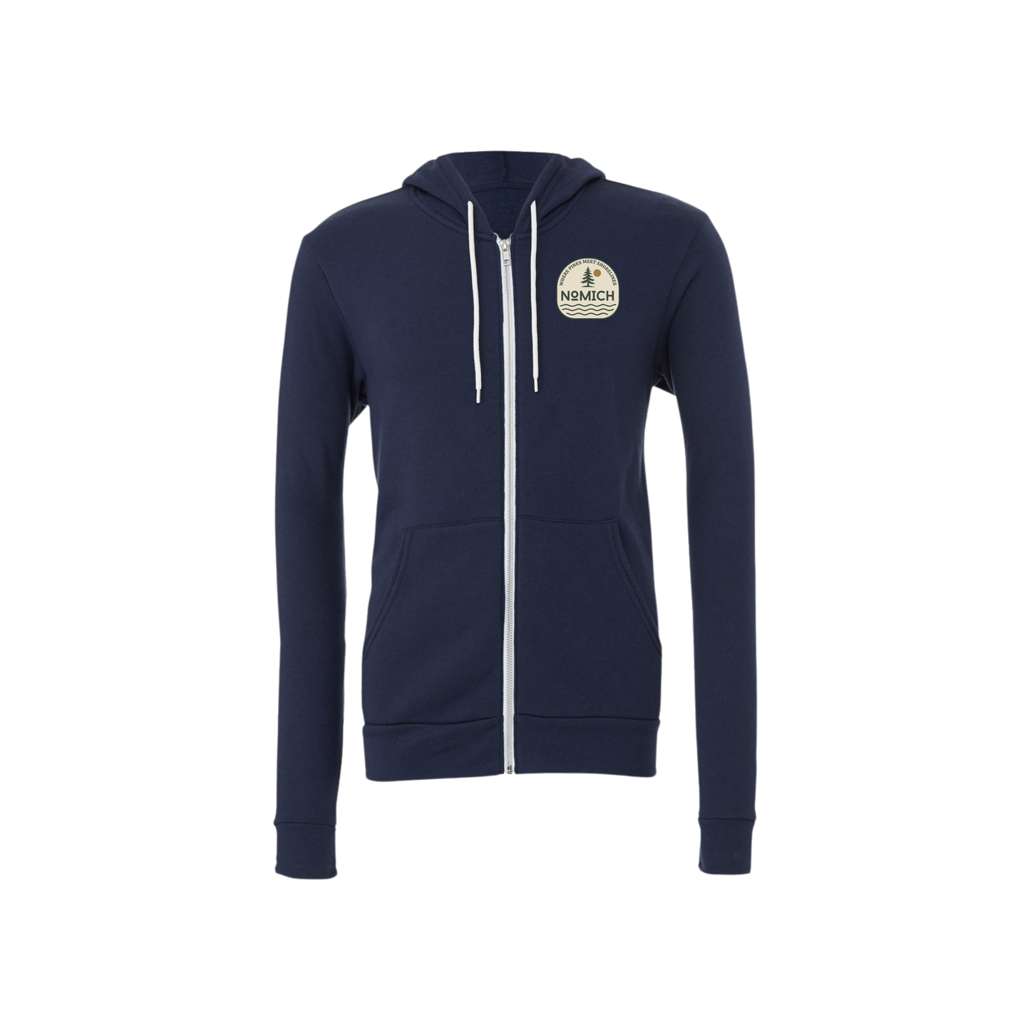 NoMich® Camp Badge Zip Hoodie