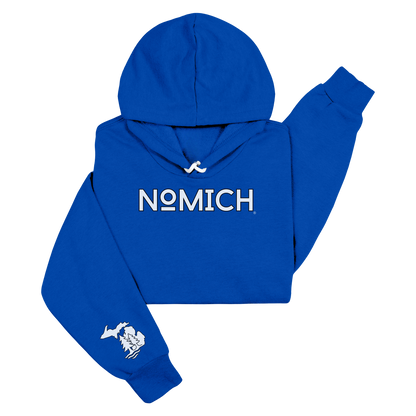 NoMich® Game Day — Royal Blue & White Hoodie | NoMich® Front