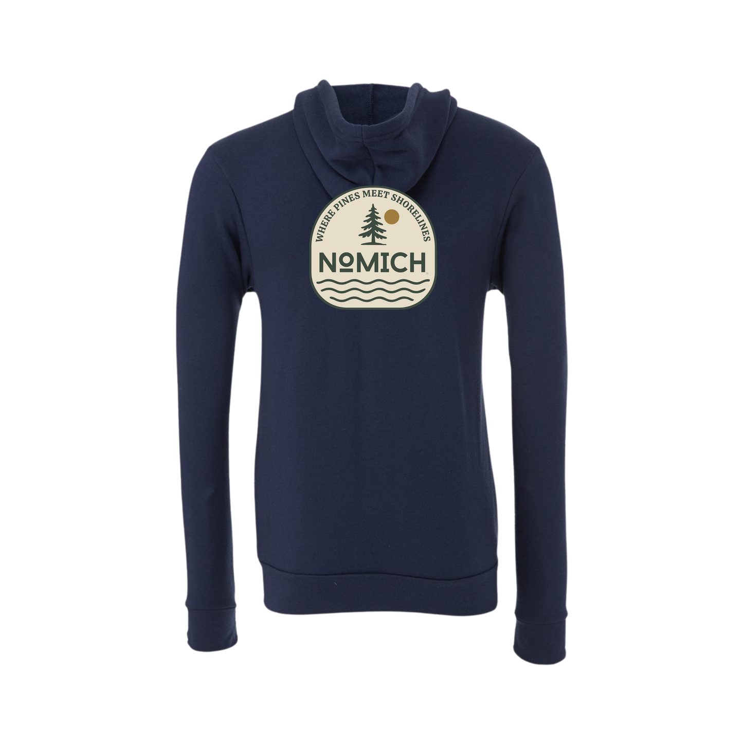 NoMich® Camp Badge Zip Hoodie