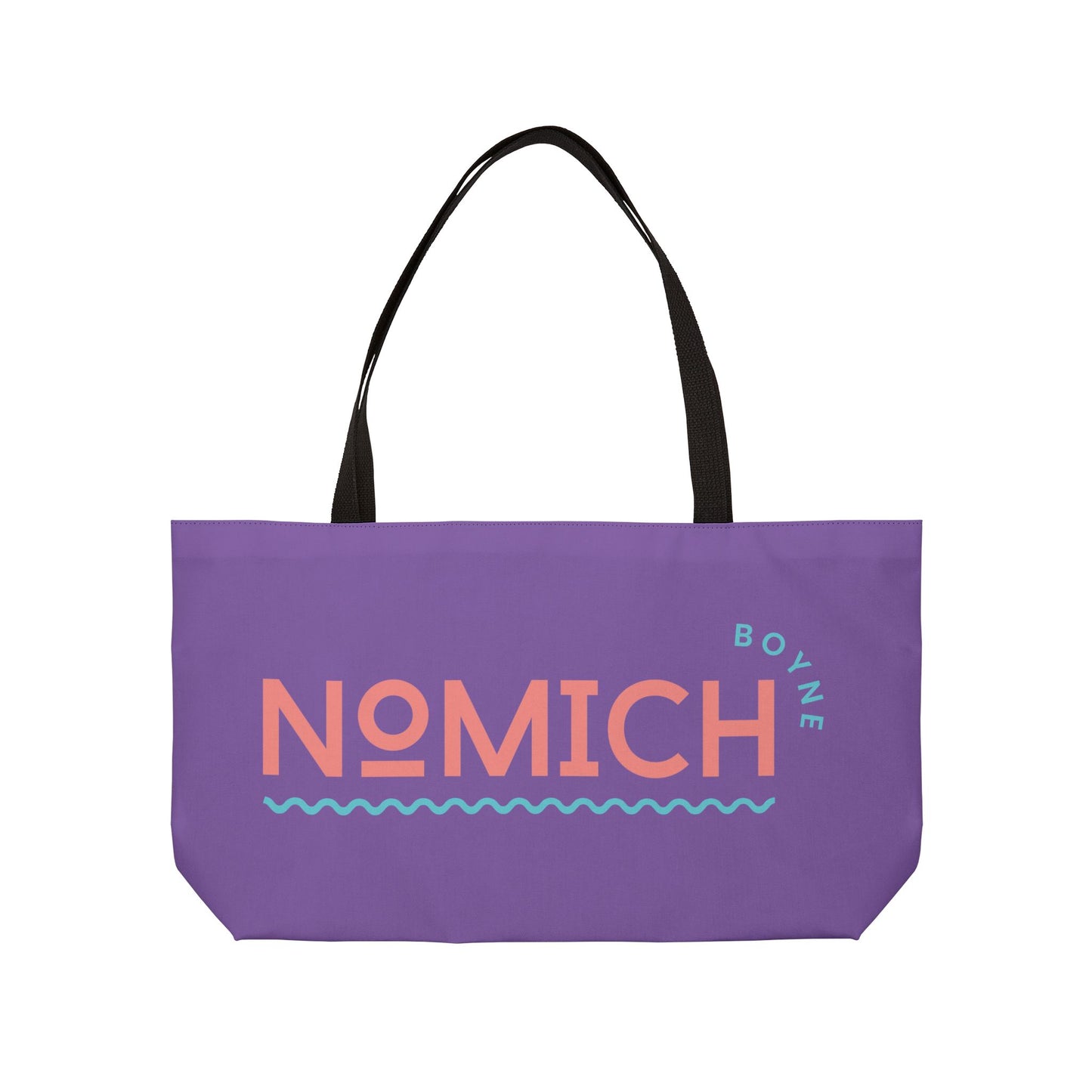 My Lake Charlevoix Weekender Tote Bag - Purple Canvas