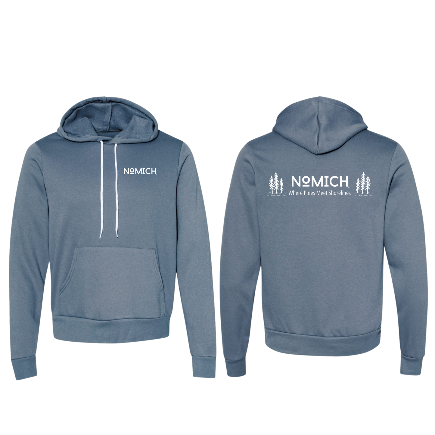 NoMich® Where Pines Meet Shorelines™ Hoodie