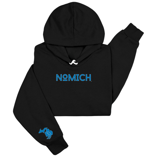 NoMich® Game Day — Black & Blue Hoodie | NoMich® Front