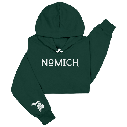 NoMich® Game Day — Forest Green & White Hoodie | NoMich® Front