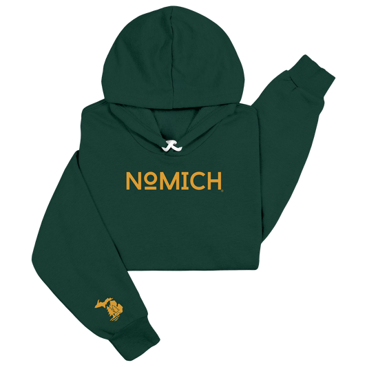 NoMich® Game Day — Green & Gold Hoodie | NoMich® Front