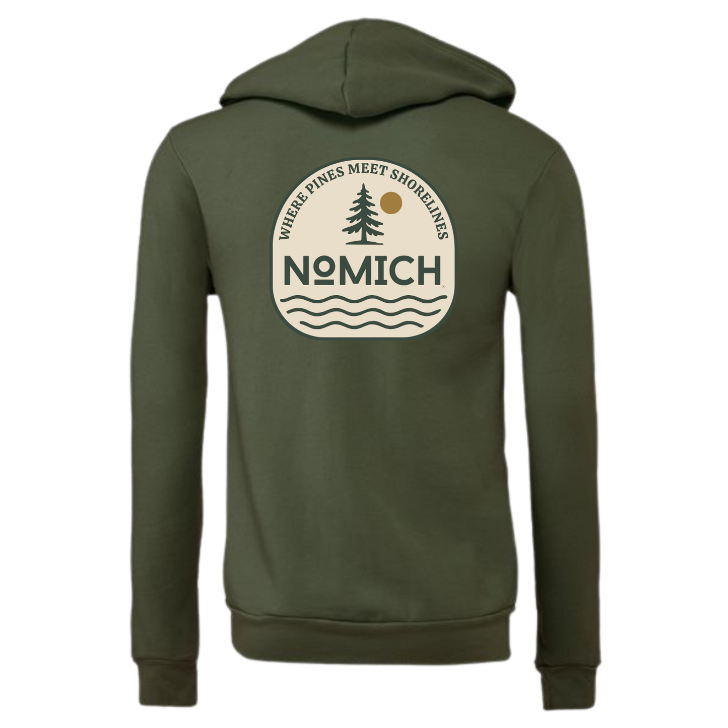 NoMich Camp Badge Zip Hoodie