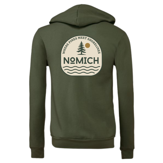 NoMich Camp Badge Zip Hoodie