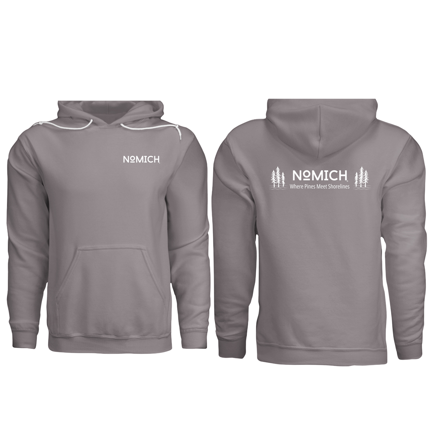 NoMich® Where Pines Meet Shorelines™ Hoodie