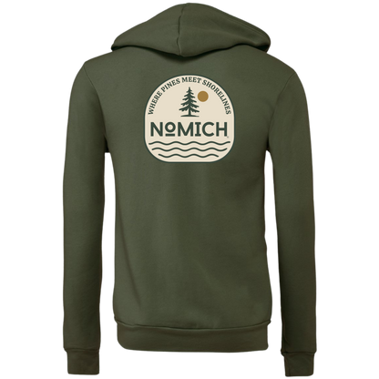 NoMich® Camp Badge Zip Hoodie
