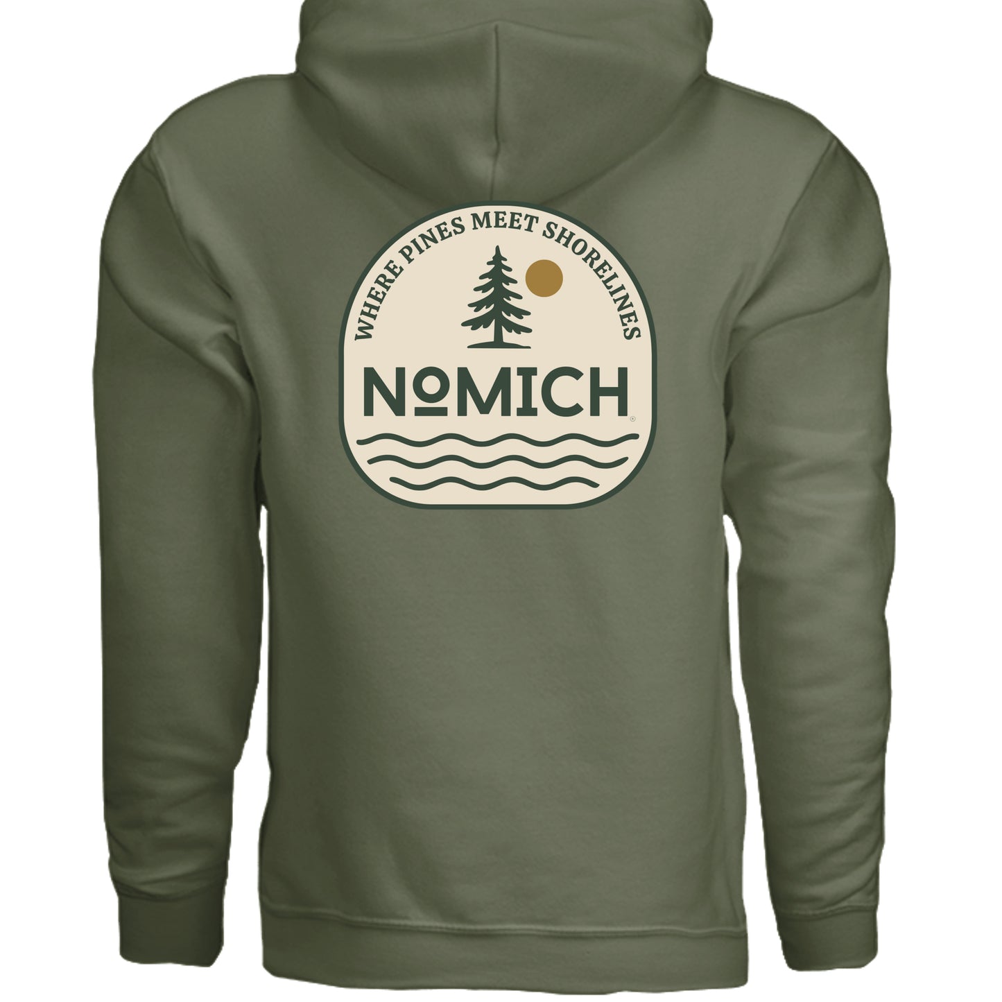 MILITARY GREEN - 3719 - BACK