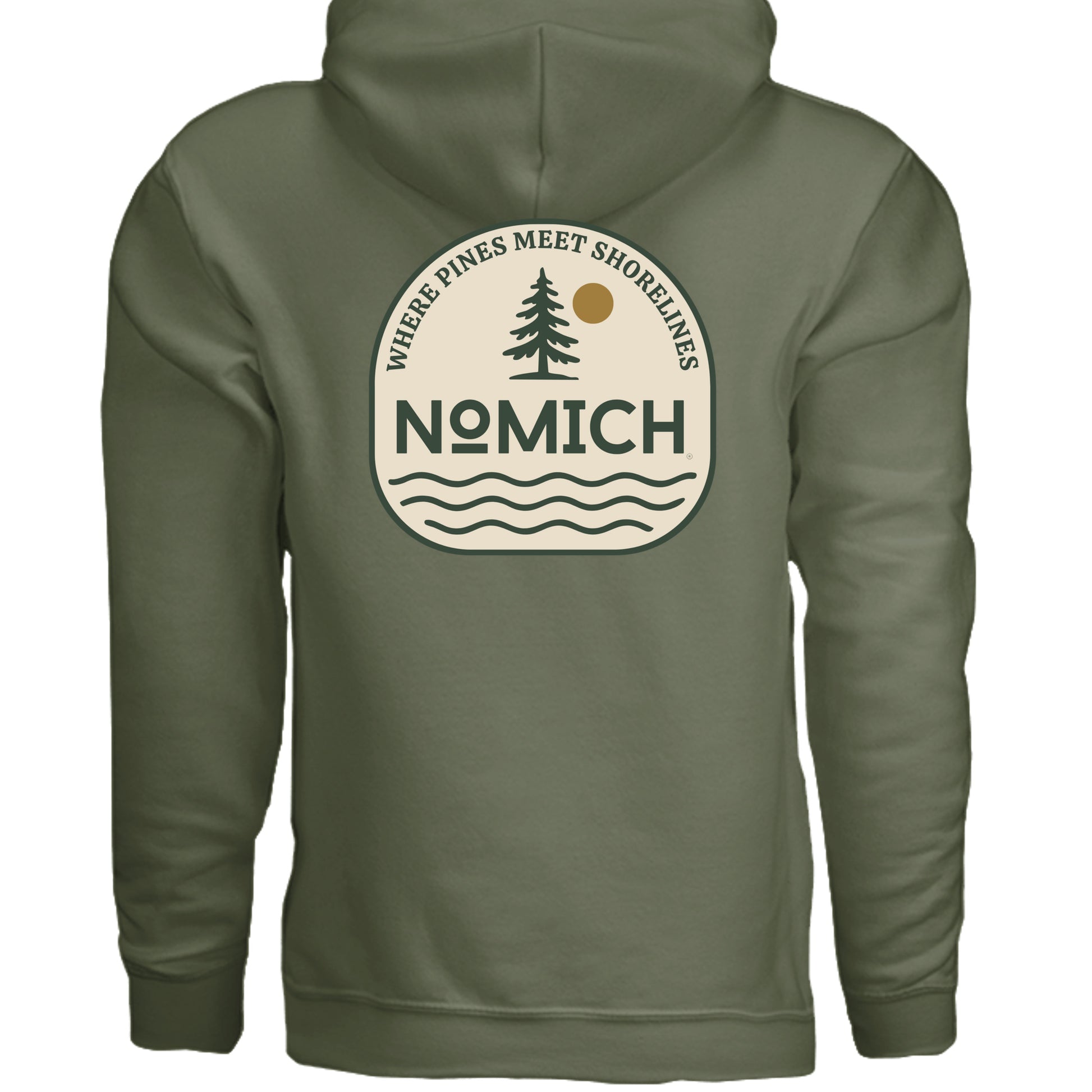 MILITARY GREEN - 3719 - BACK