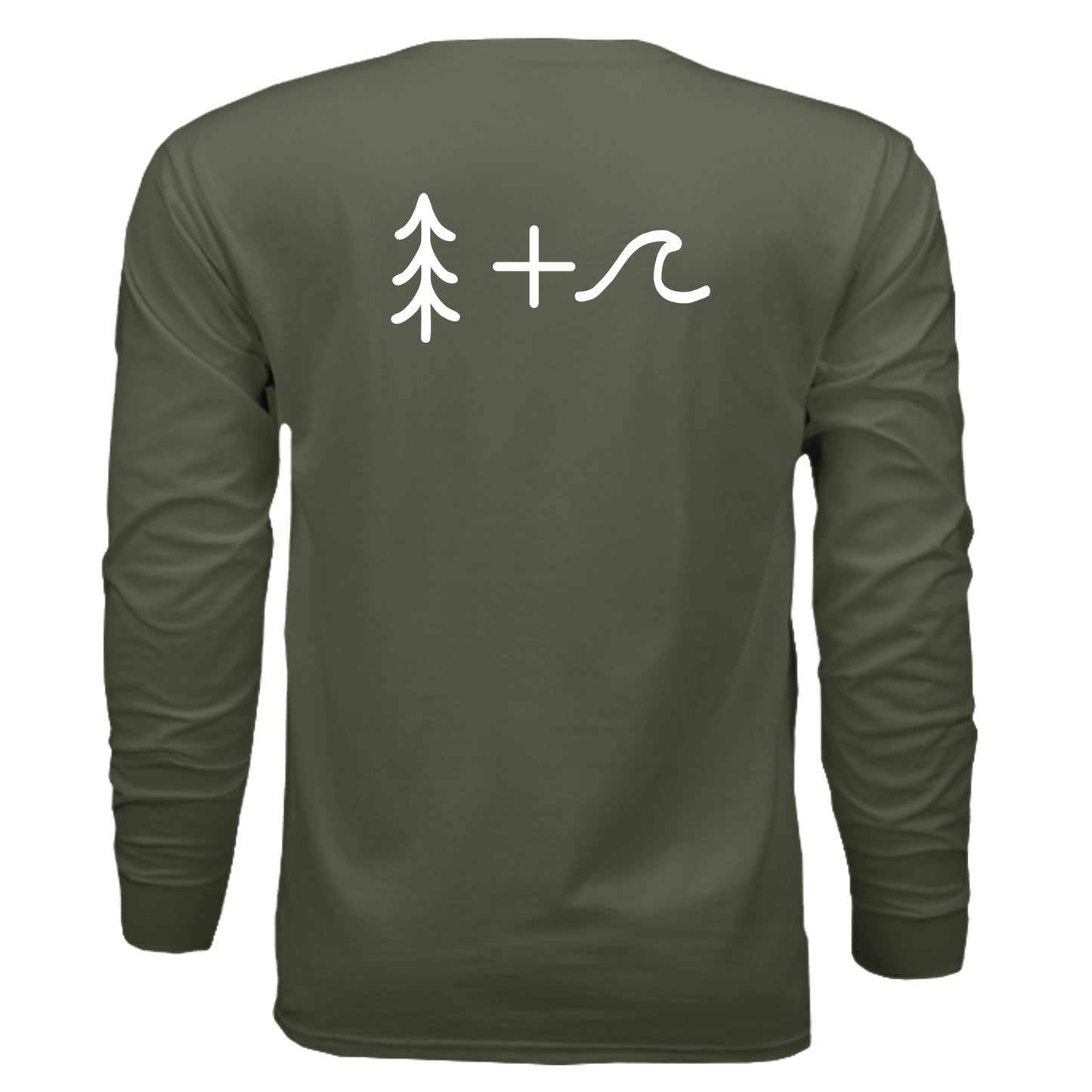 MILITARY GREEN - 3501 - BACK