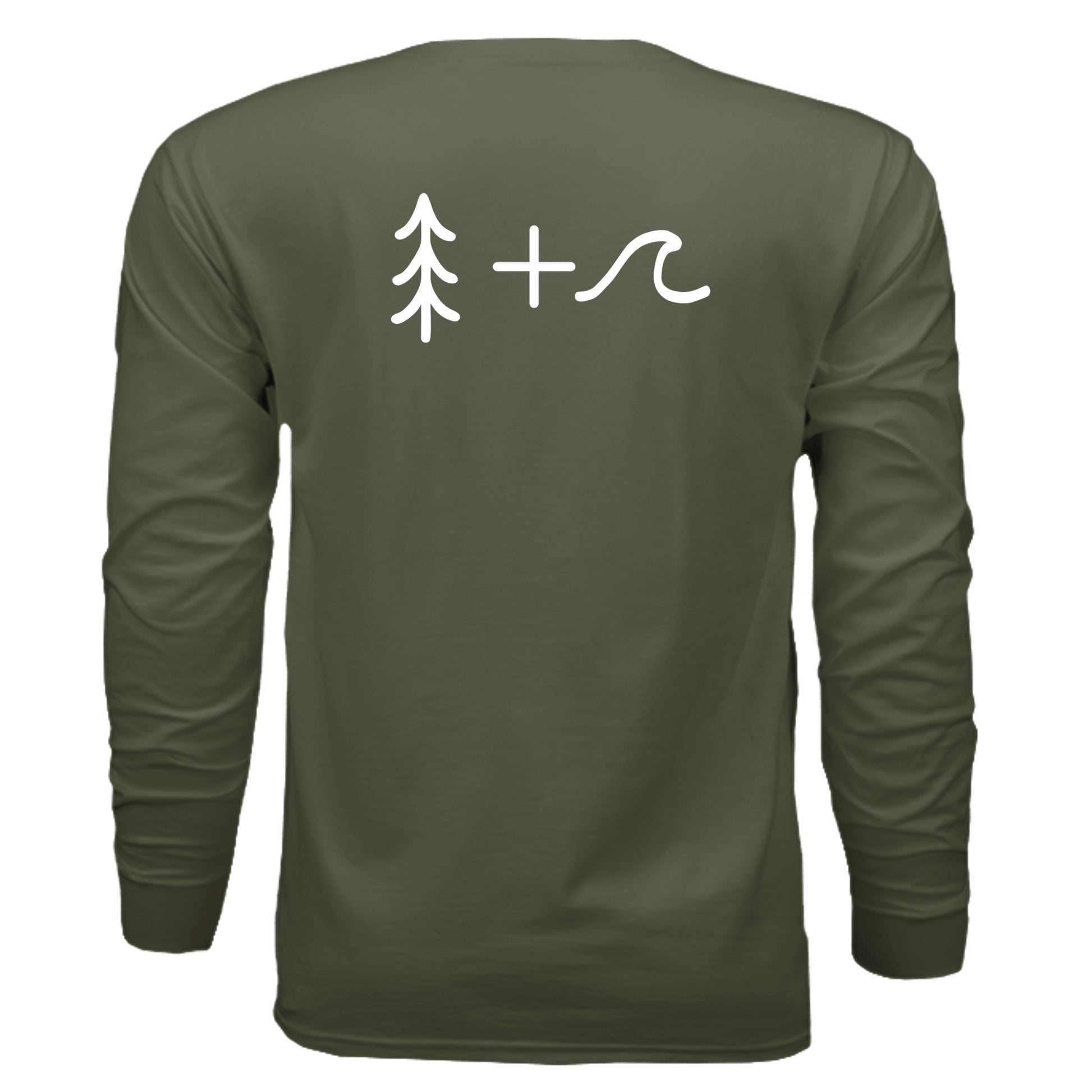 MILITARY GREEN - 3501 - BACK